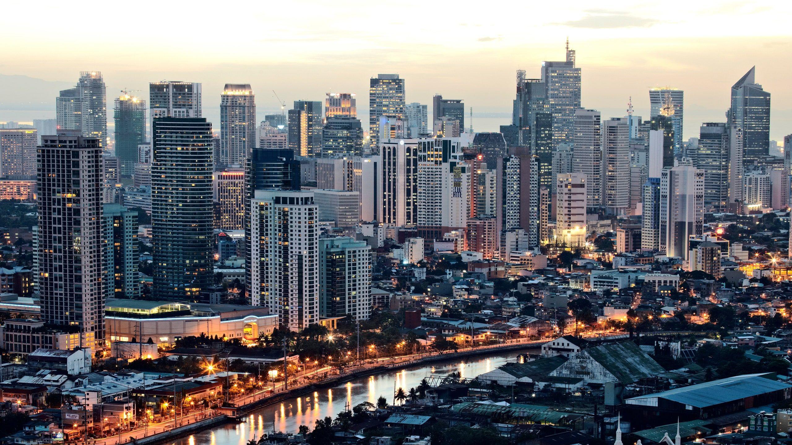 Manila Skyline Wallpaper