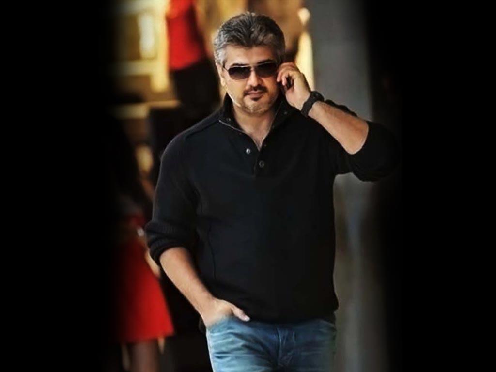 1024x768 Thala Ajith HD Wallpaper