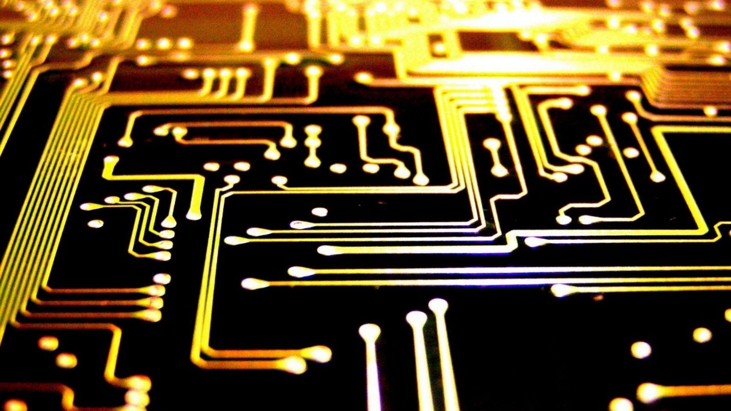 2560x1440 Semiconductor Integrated Circuit HD Wallpaper Youtube Cover Photo