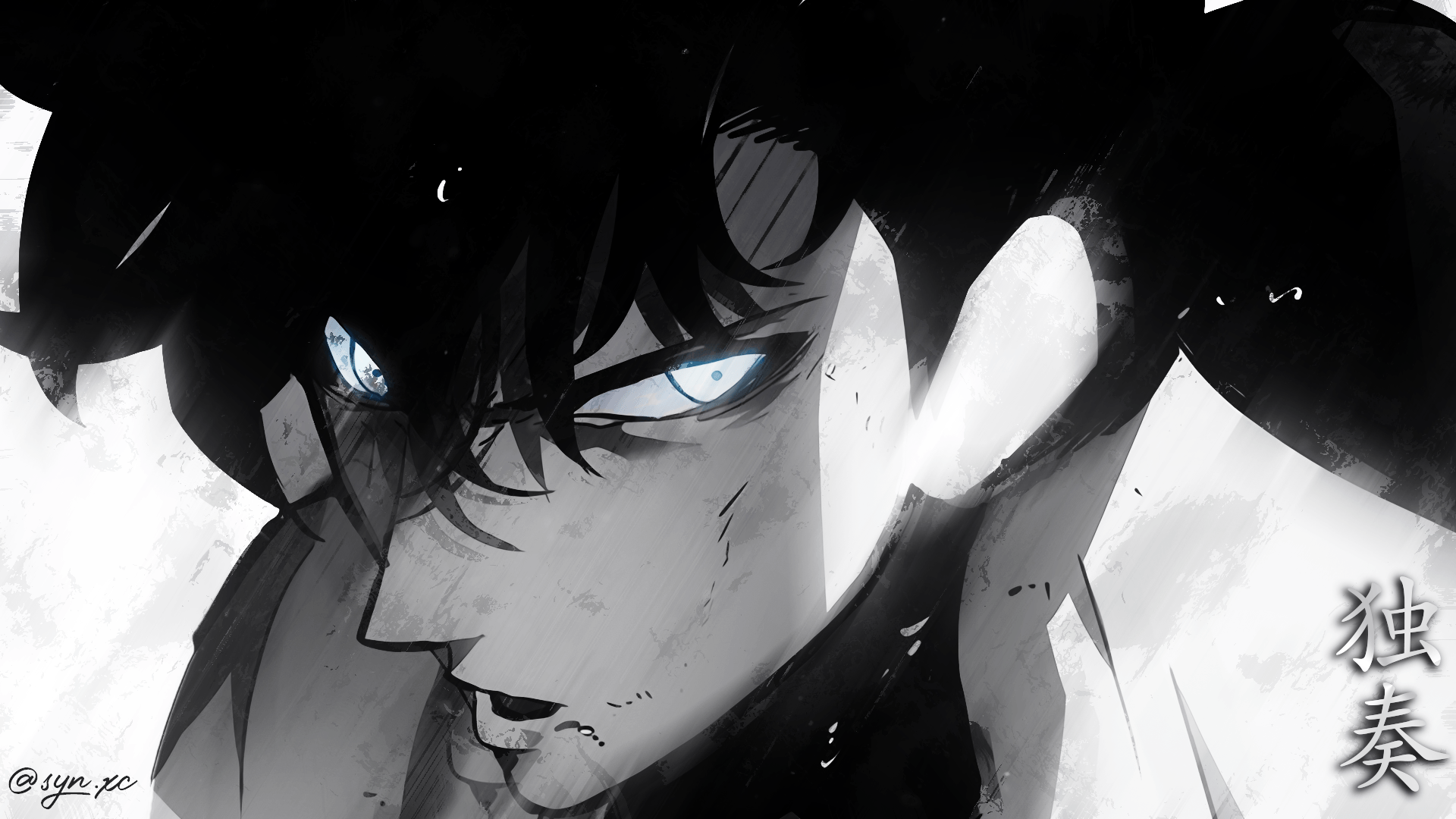 1920x1080 Solo Leveling Manga Style Wallpaper (1920x1080). by me: sololeveling