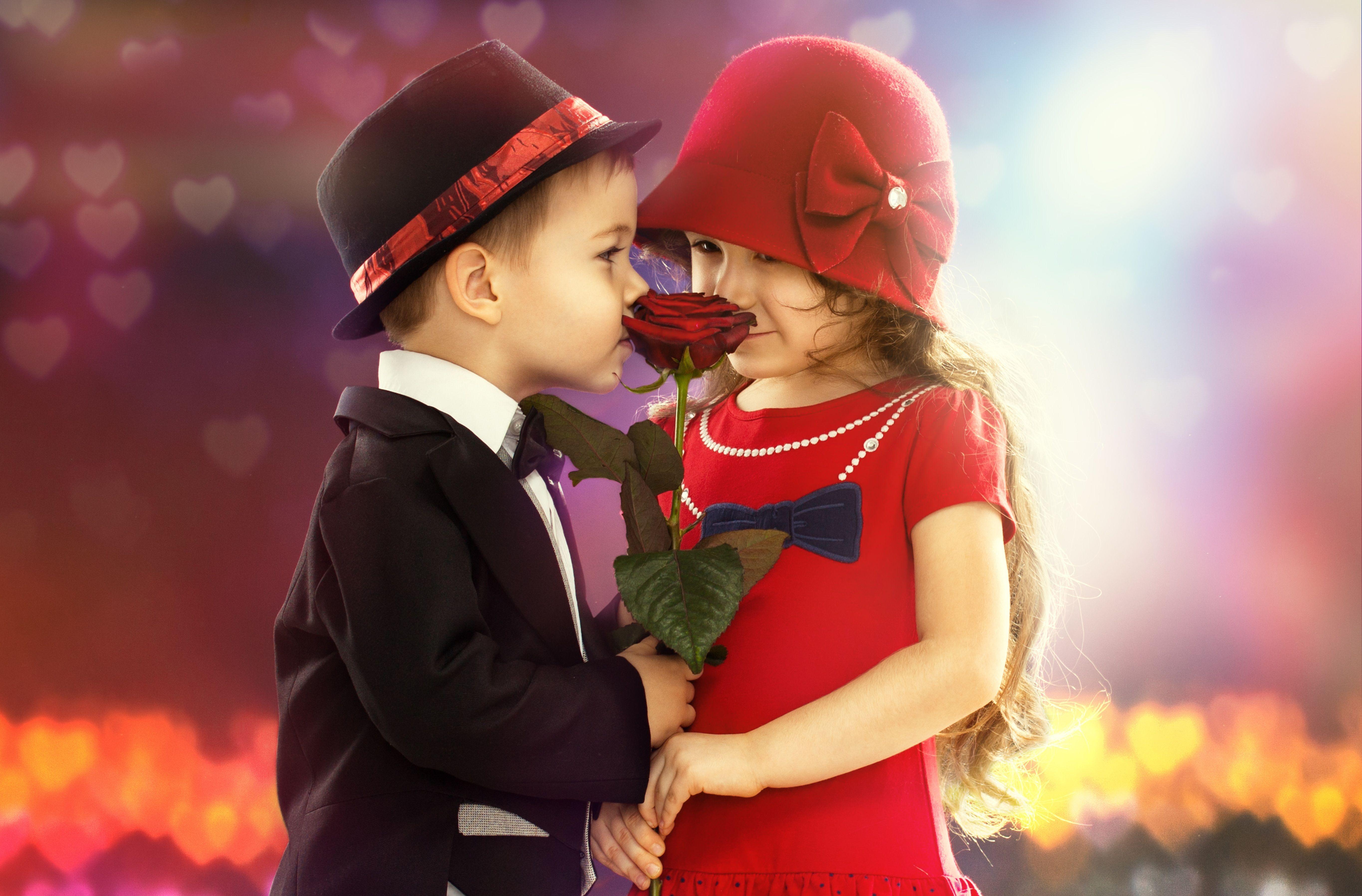 5459x3593 Girl And Boy Wallpaper