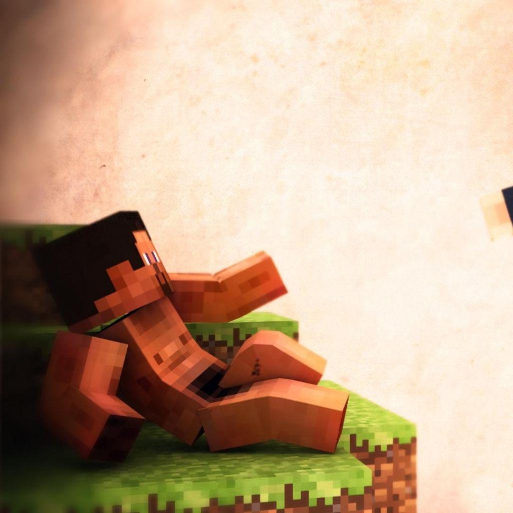1024x1024 Minecraft Wallpaper for iPad Mini