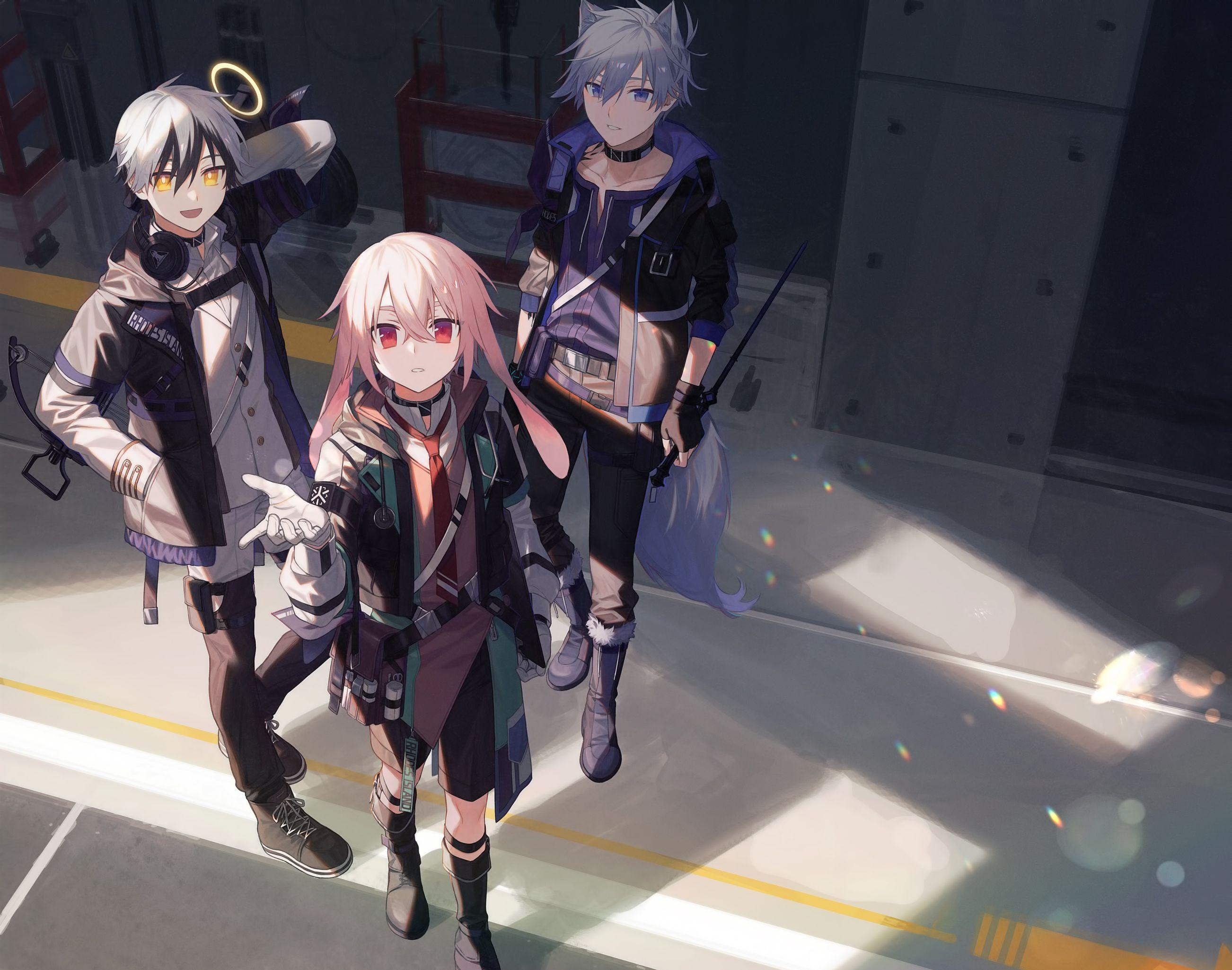 2604x2050 Anime Boys Arknights Adnachiel Arknights Ansel Arknights Steward Arknights Anime Femboy Wallpaper:2604x2050