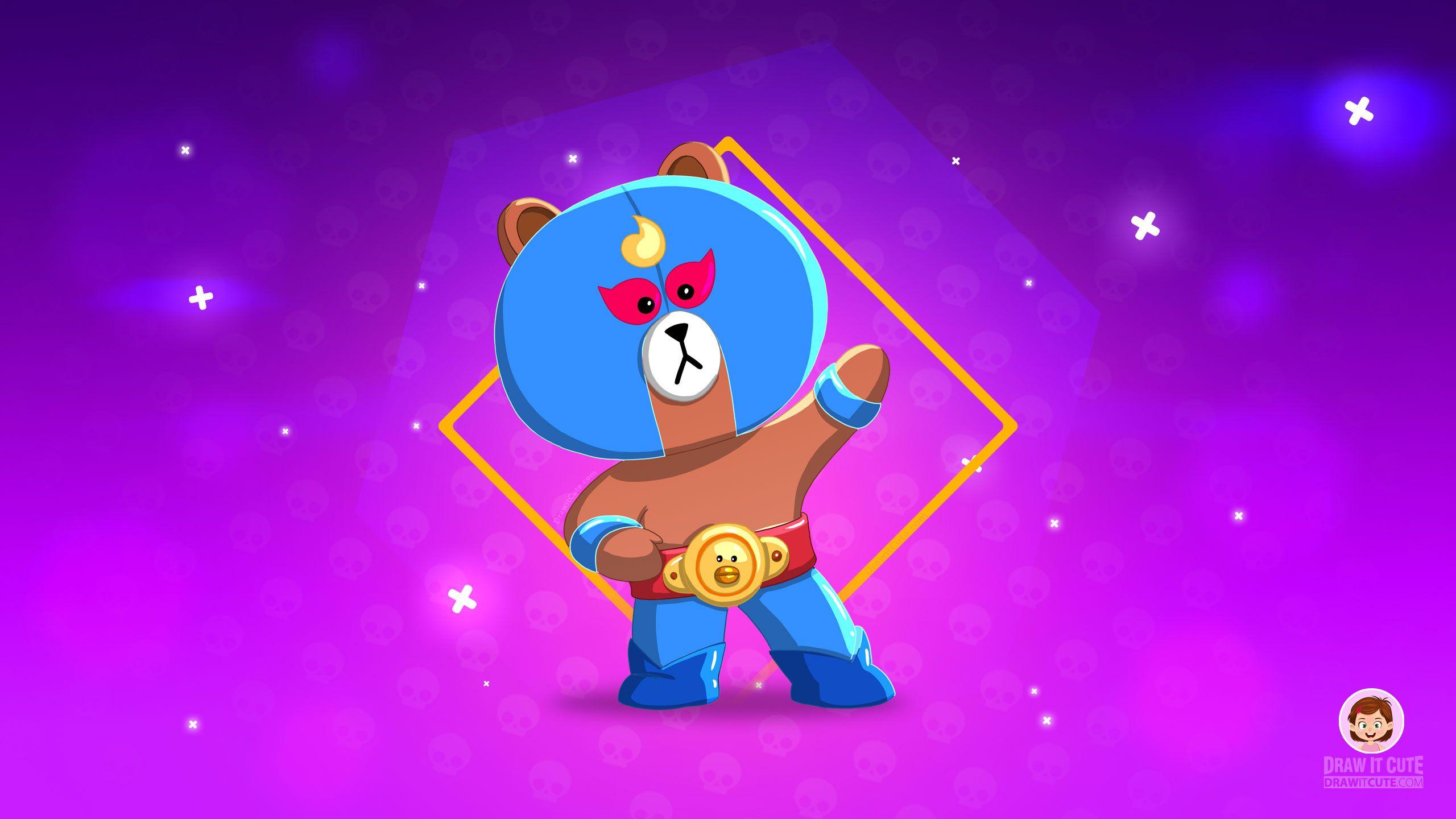 2560x1440 Brawl Stars Line Friends Wallpaper