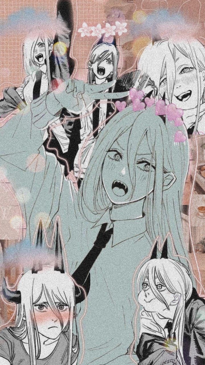 720x1280 Power chainsaw man asthetic wallpaper. Gadis animasi, Animasi, Gambar manga