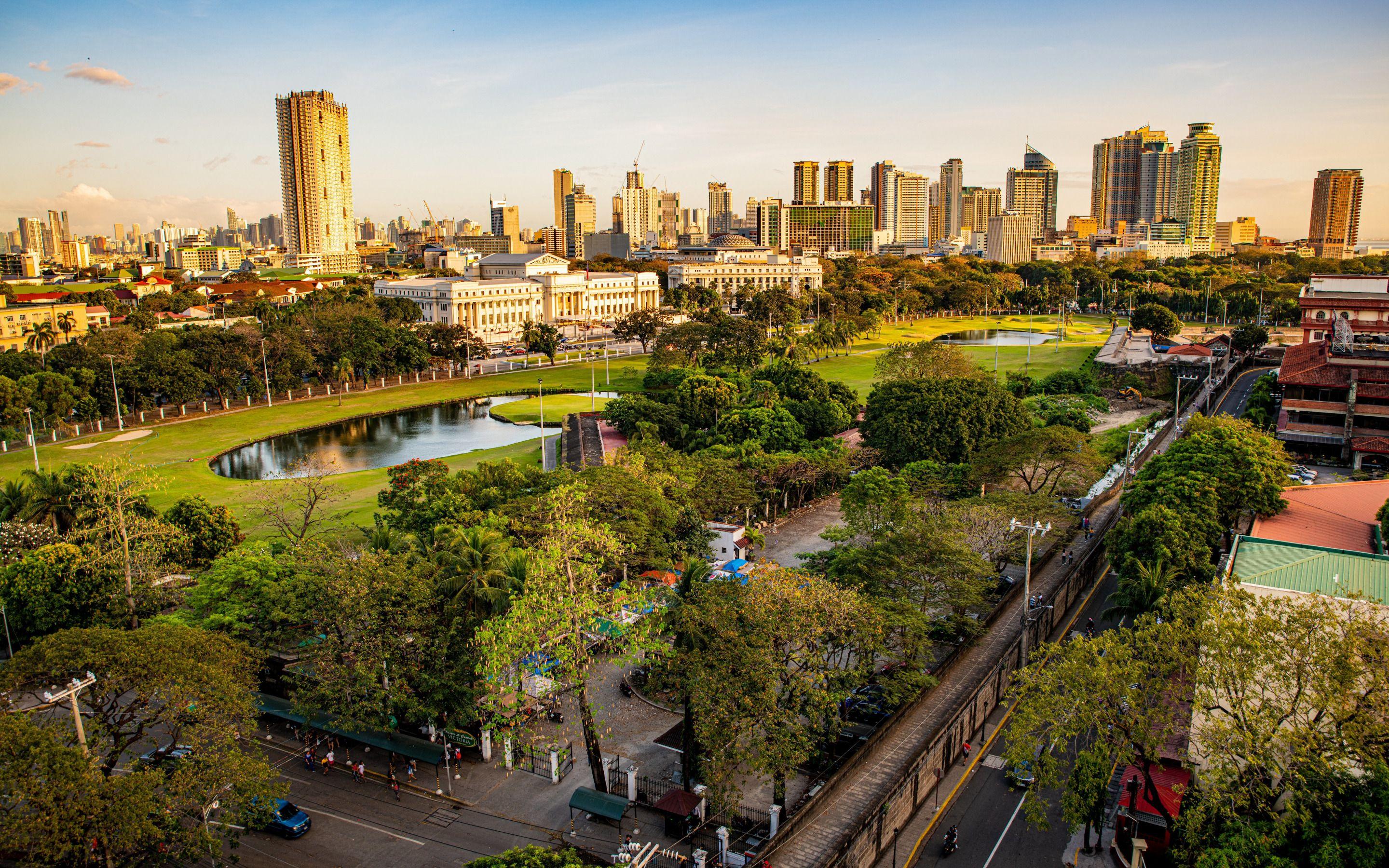 Manila City Background