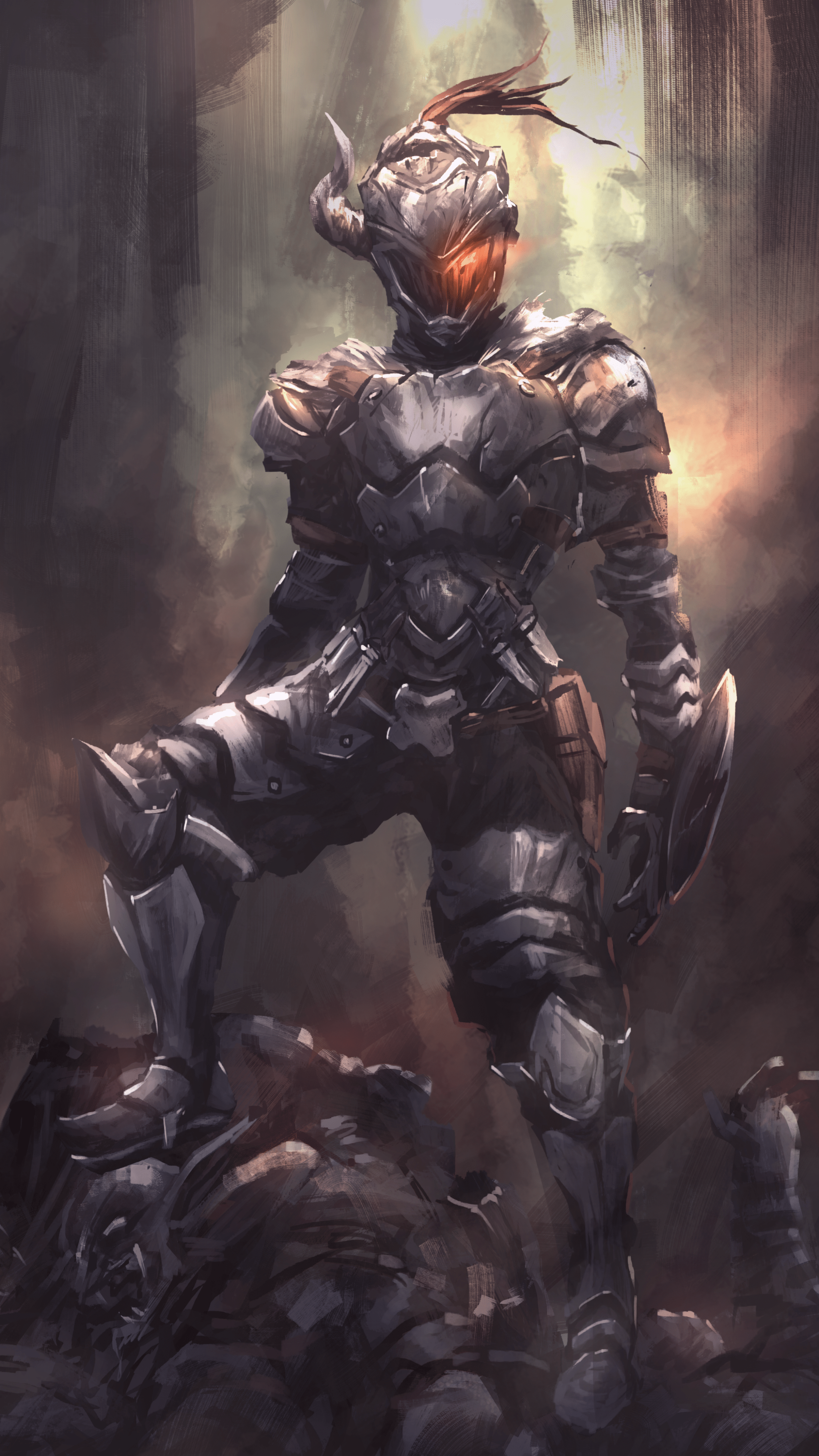 2174x3865 Goblin Slayer Mobile Wallpaper