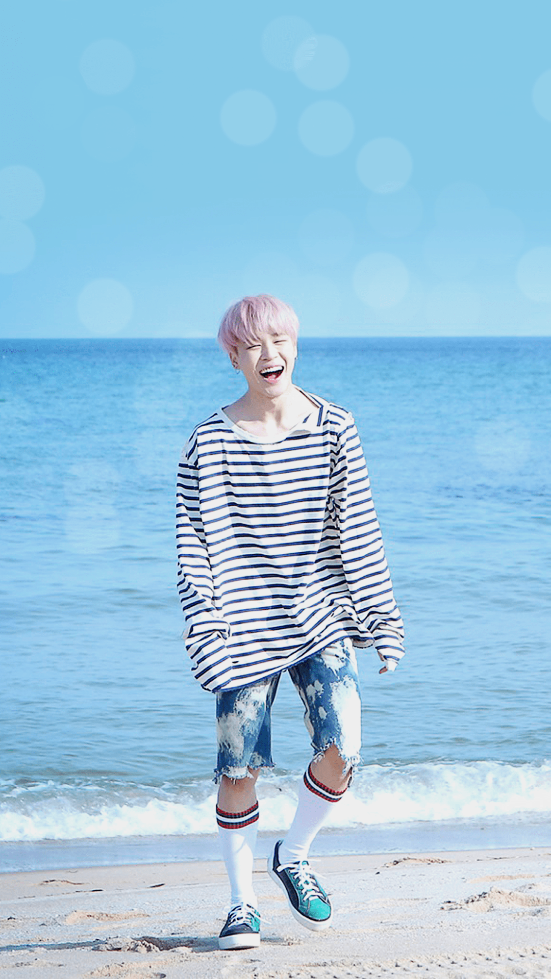 1080x1920 Jimin Wallpaper Beach