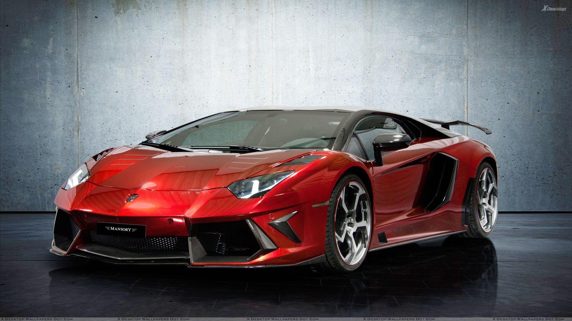 1920x1080 Red Lamborghini Aventador wallpaperx1080