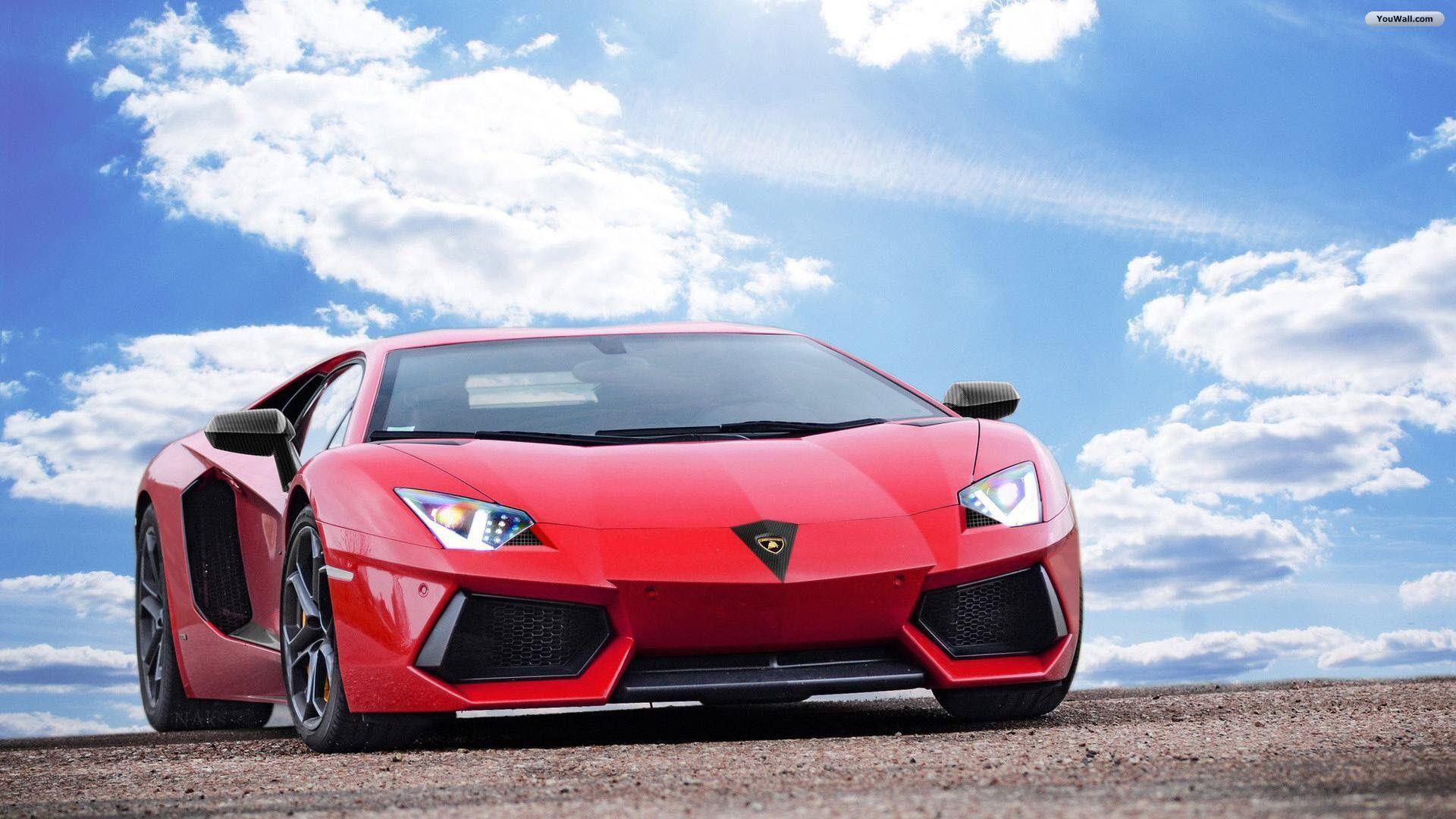 1920x1080 Red Lamborghini Wallpaper
