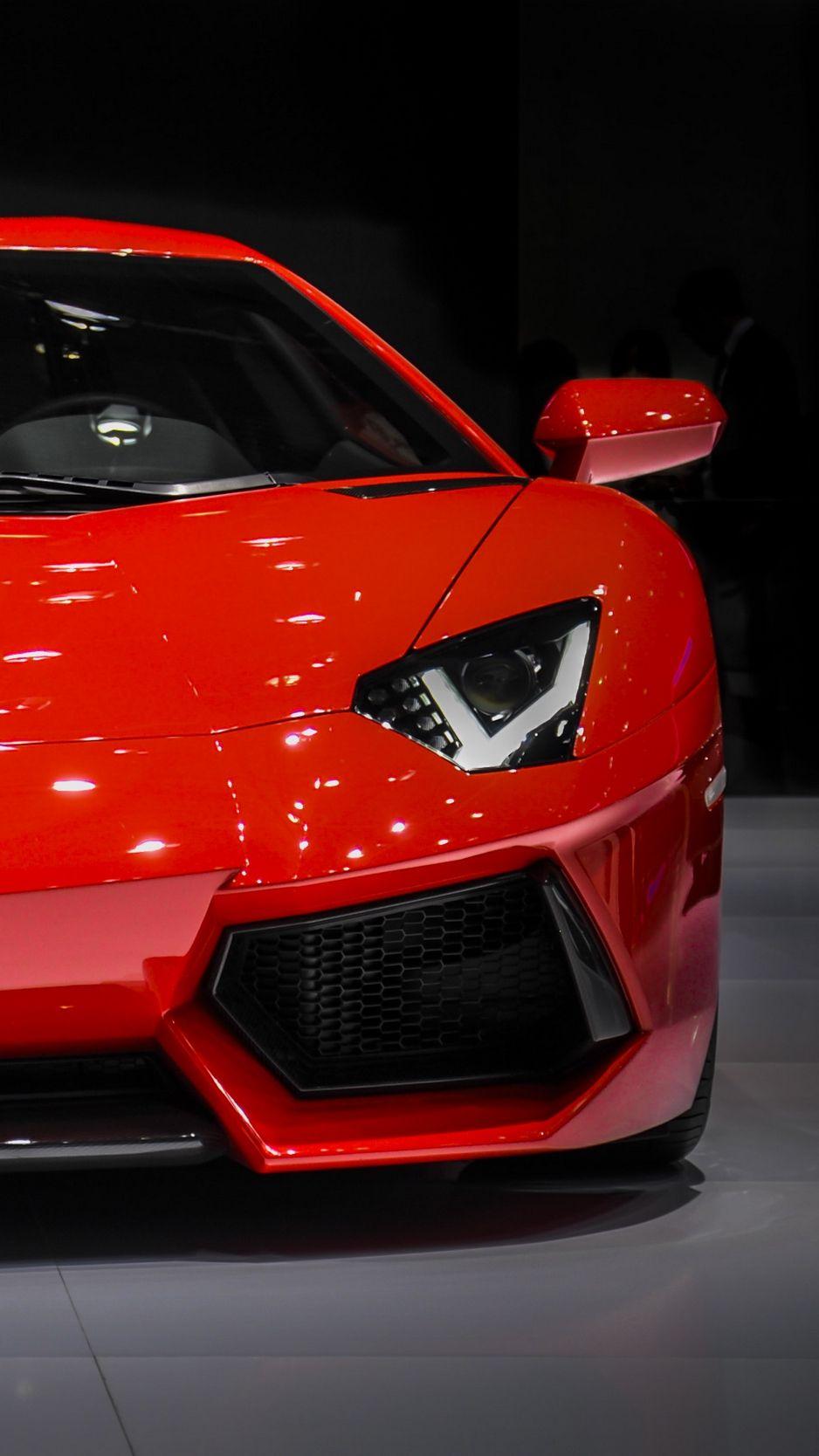 938x1668 Red Lamborghini Wallpaper