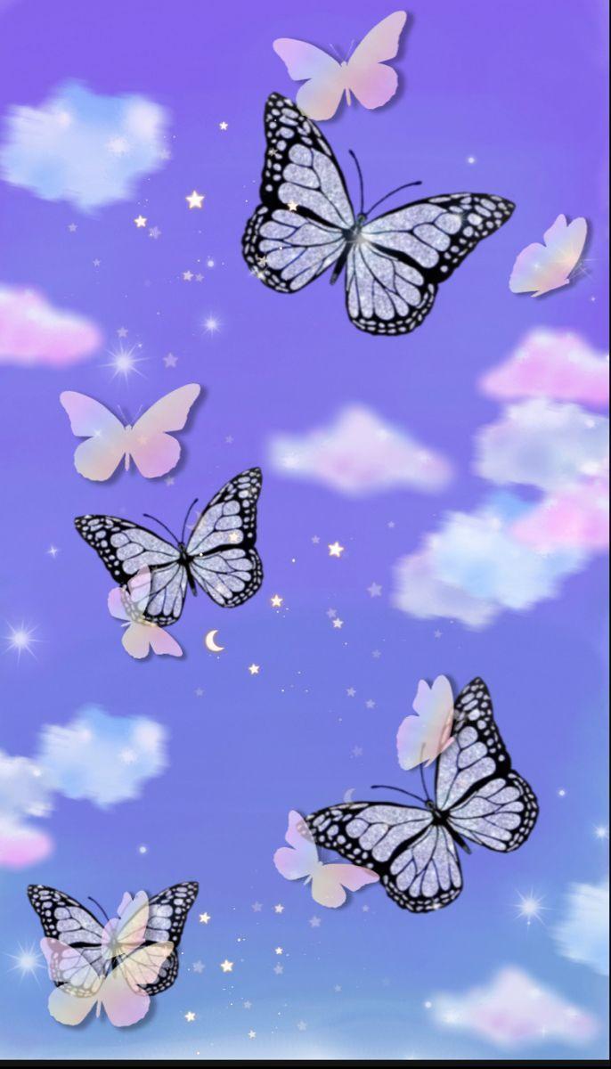 Blue and Purple Butterfly Wallpapers - Top Free Blue and Purple ...