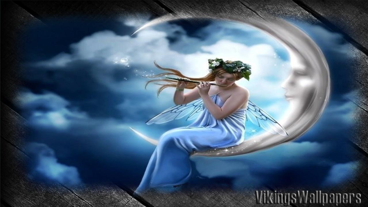 1280x720 Blue Fairy Wallpaper for Android