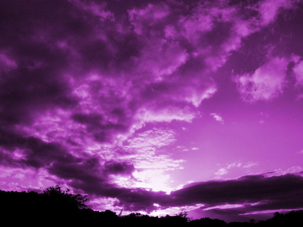 1024x768 Free download Purple Sky Background