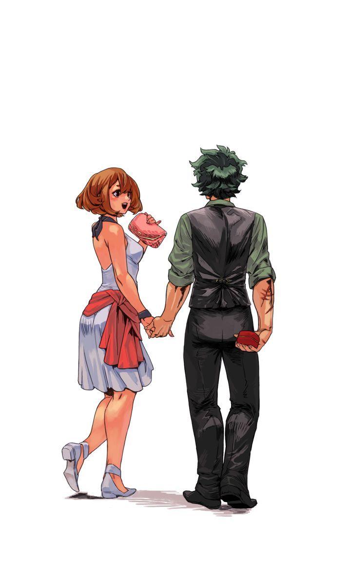 720x1200 Ochaco Uraraka And Deku