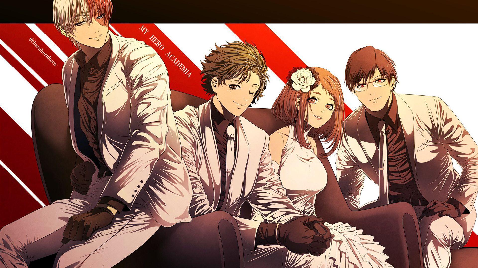 1920x1080 Izuku Midoriya Ochaco Uraraka Shoto Todoroki Tenya Iida HD My Hero Academia Wallpaper</a> Wallpaper