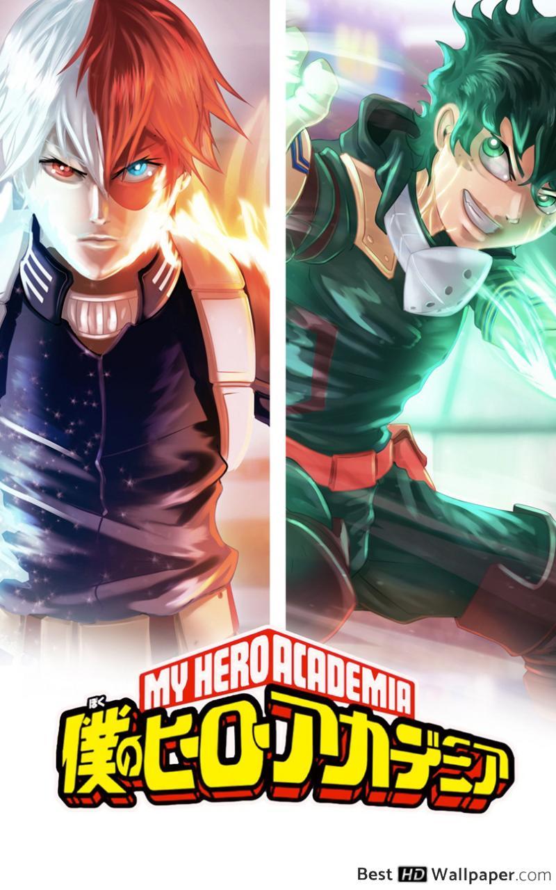 800x1280 My Hero Academia Midoriya, Katsuki Bakugo, Shoto Todoroki, Ochaco Uraraka HD wallpaper download