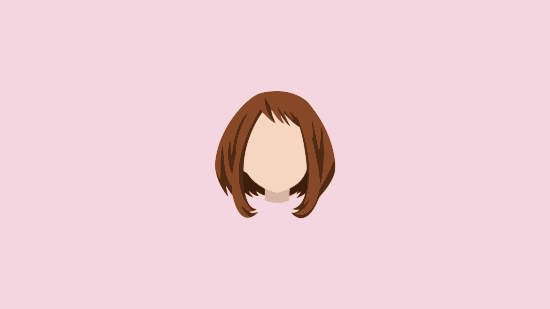 1920x1080 Uraraka minimalist wallpaper: MinimalWallpaper