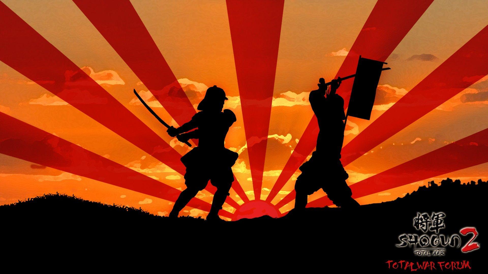 1920x1080 Total War: Shogun Japan, Samurai, Silhouette Wallpaper HD / Desktop and Mobile Background
