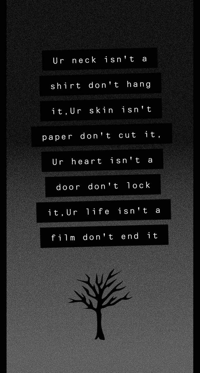 686x1280 Self harm wallpaper