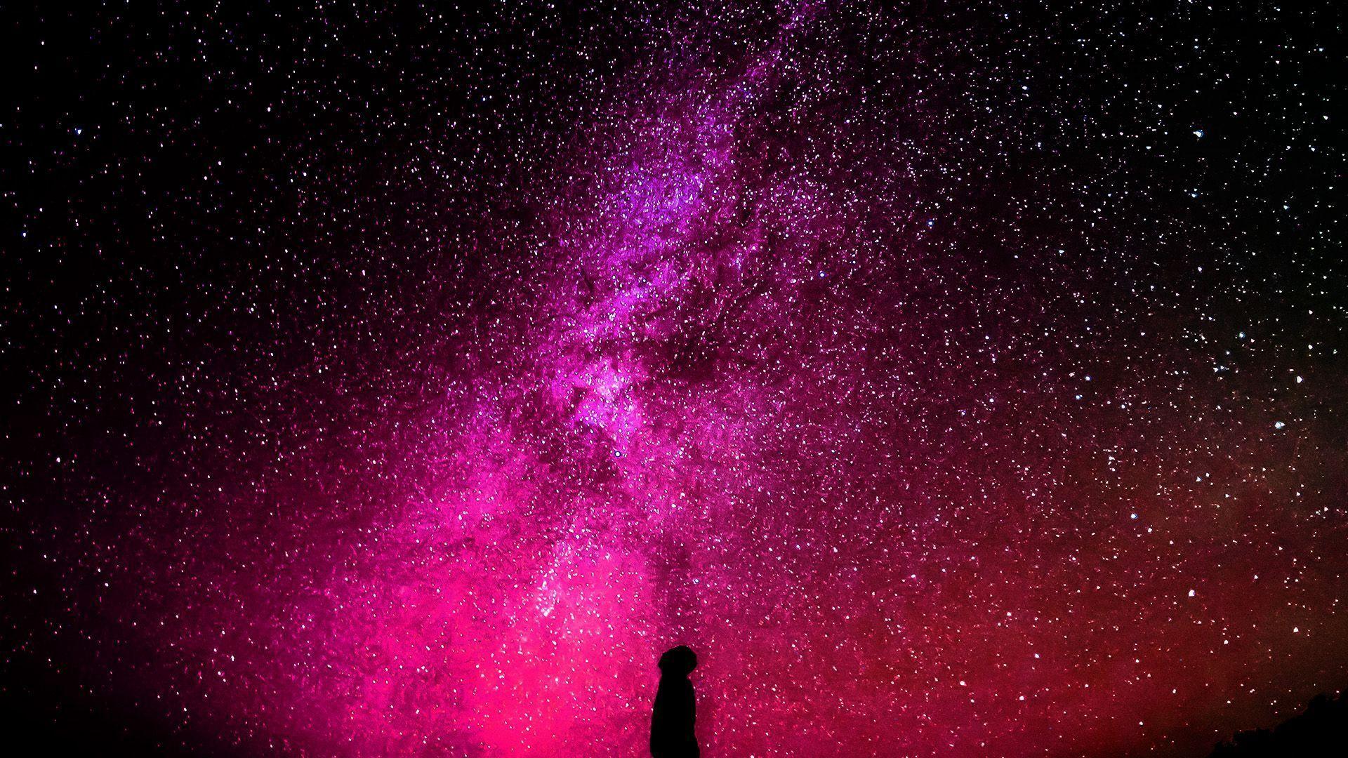 1920x1080 Pink Galaxy Wallpaper