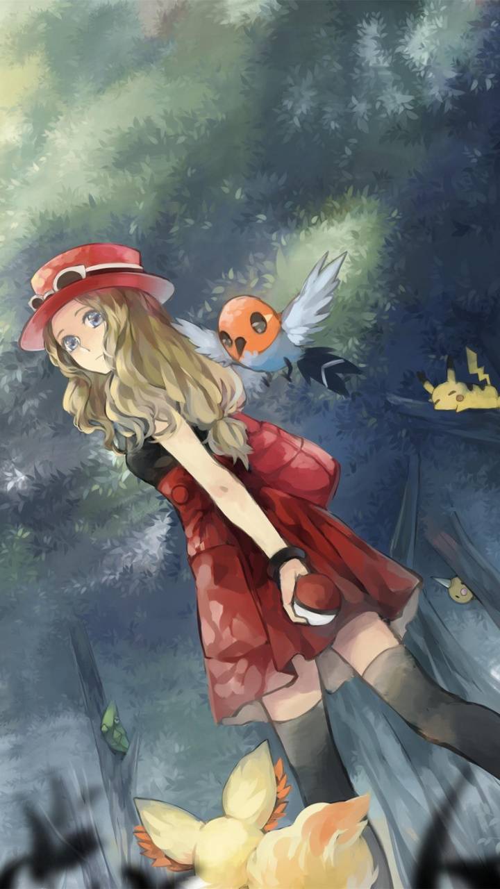 720x1280 Serena Pokémon Wallpaper