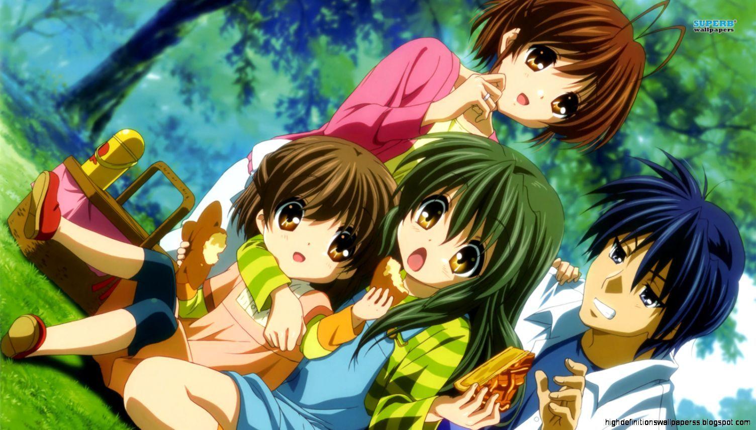1504x855 32++ Cute Anime Characters Wallpaper