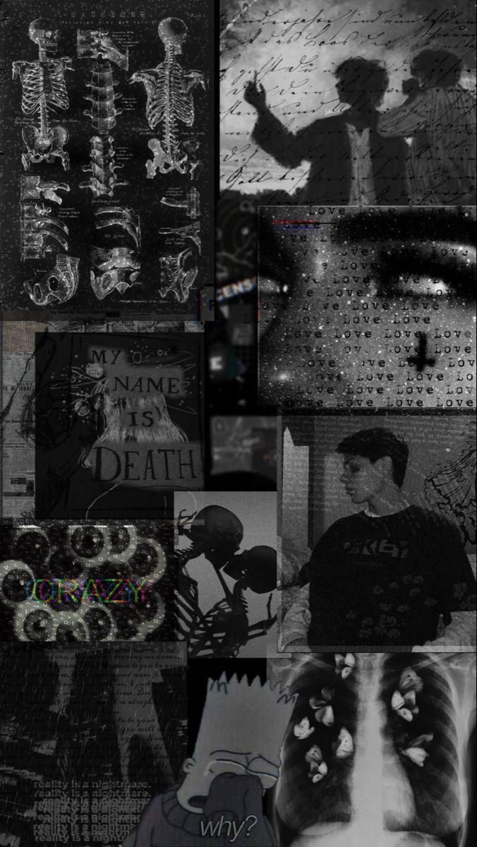 676x1200 wallpaper #dark. Goth wallpaper, Edgy wallpaper, Black aesthetic wallpaper