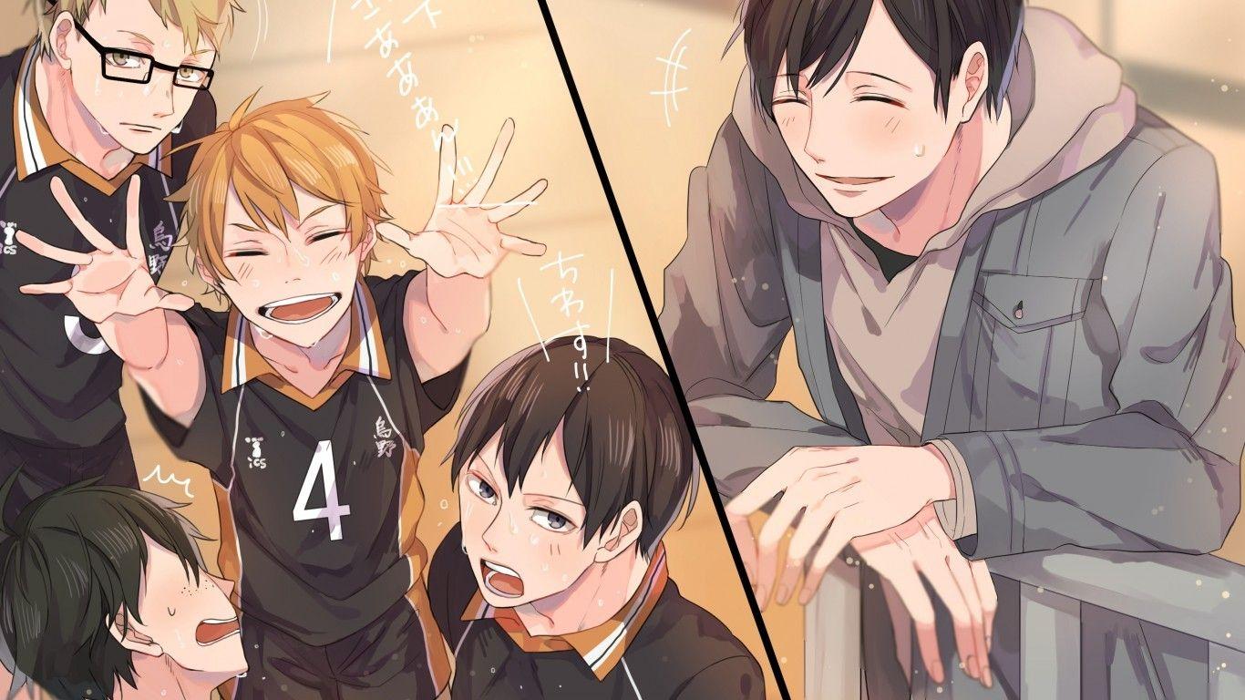 1366x768 Download 1366x768 Haikyuu, Kageyama Tobio, Ennoshita Chikara, Yamaguchi Tadashi, Tsukishima Akiteru Wallpaper for Laptop, Notebook