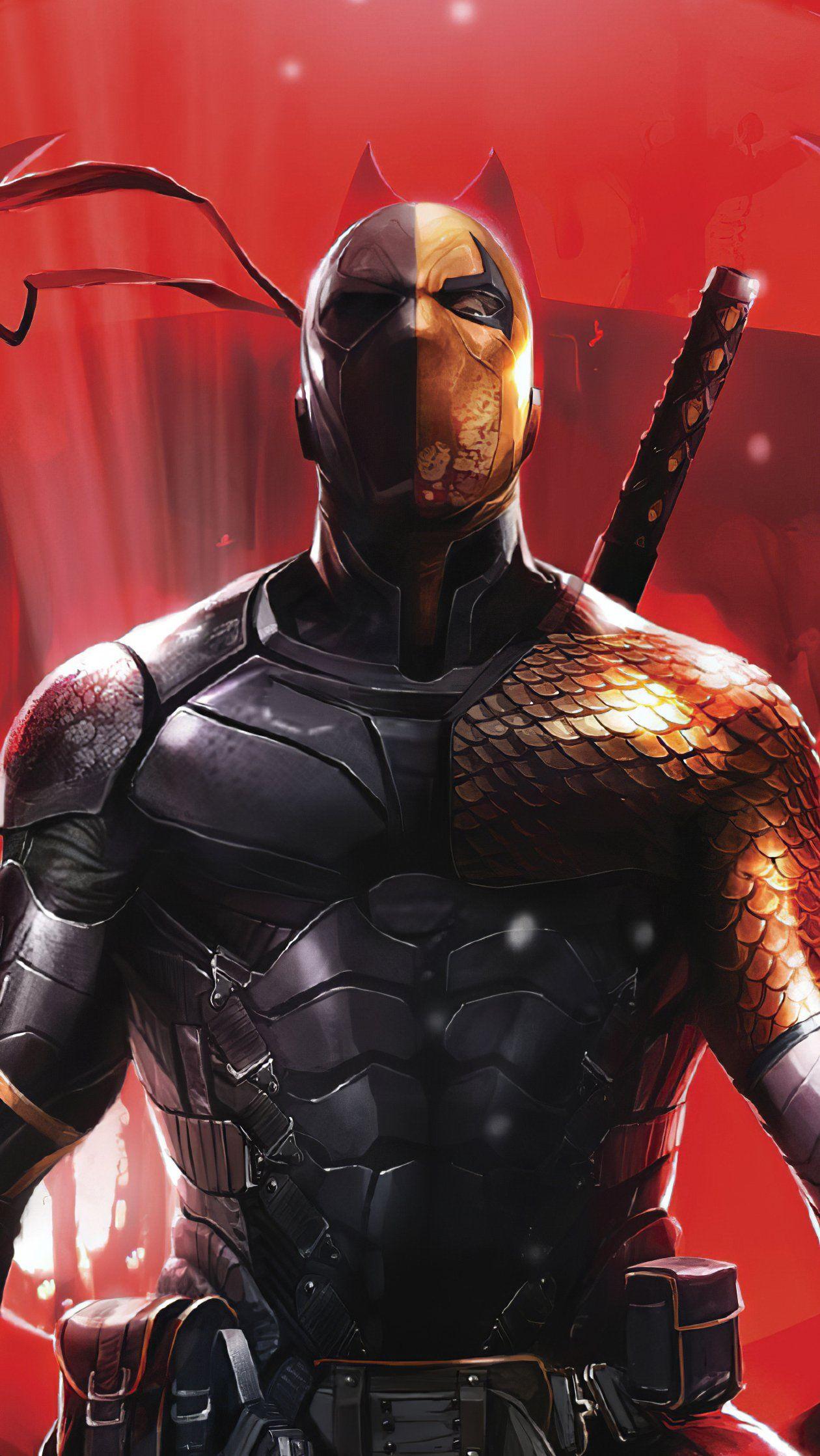 1260x2237 Supervillain Deathstroke Wallpaper
