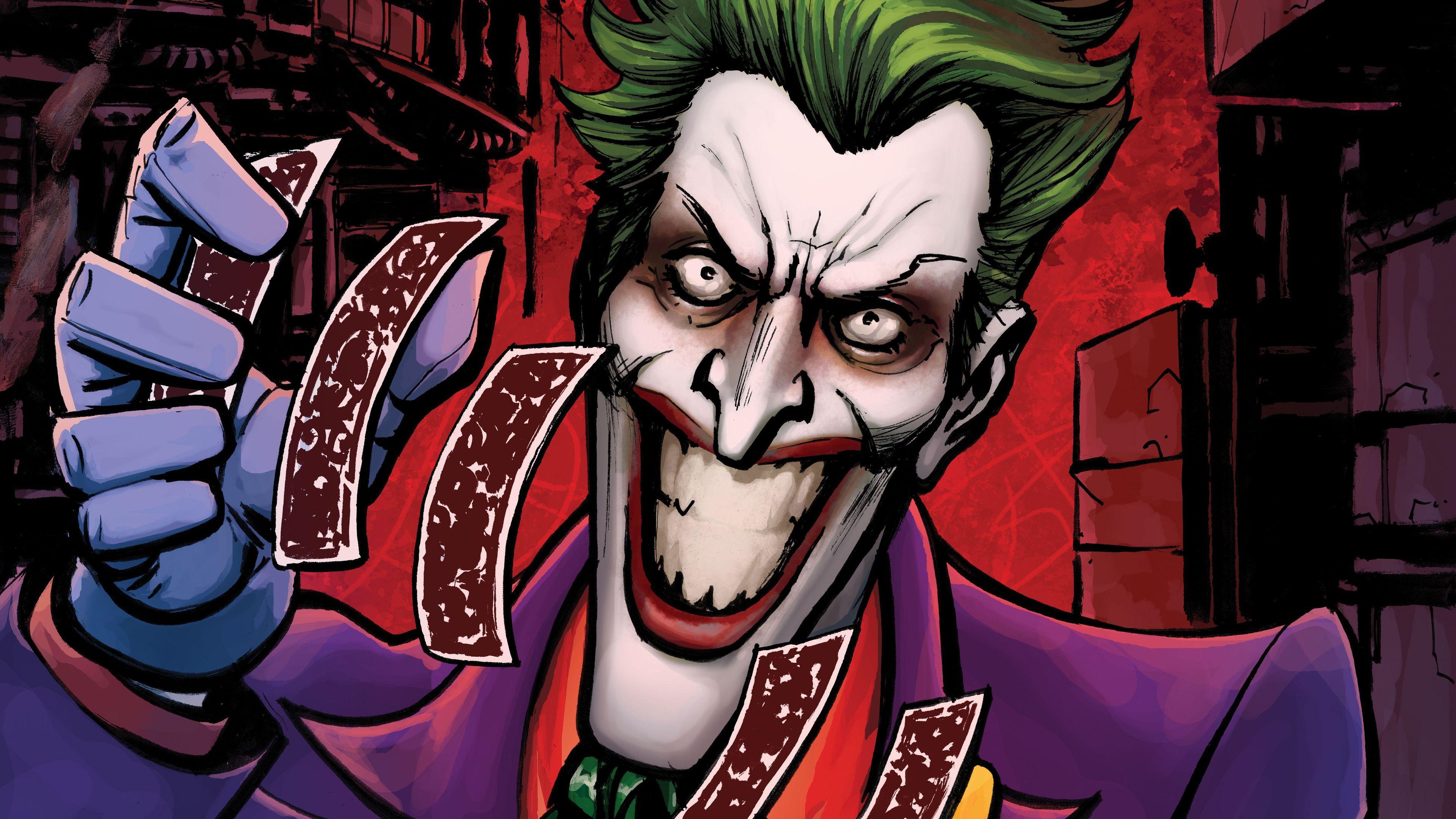 3840x2160 Joker Digital Artwork 4k Supervillain Wallpaper, Superheroes Wallpaper, Joker Wallpaper, Hd Wallpaper, Digital Art W. Joker Wallpaper, Digital Artwork, Joker