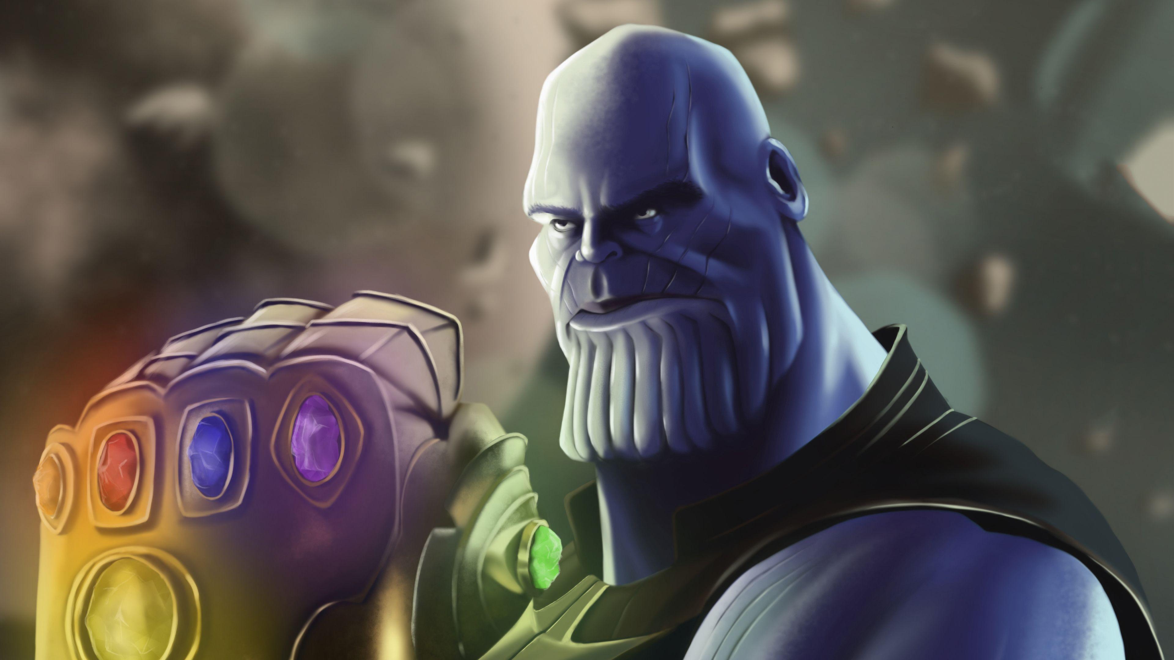 3840x2160 Wallpaper 4k Thanos New Art 4k Wallpaper, Artwork Wallpaper, Digital Art Wallpaper, Hd Wallpaper, Superheroes Wallpaper, Supervillain Wallpaper, Thanos Wallpaper