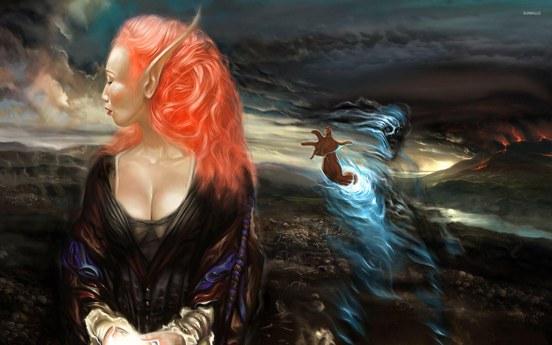 1920x1200 Elf princess and the ghost wallpaper wallpaper
