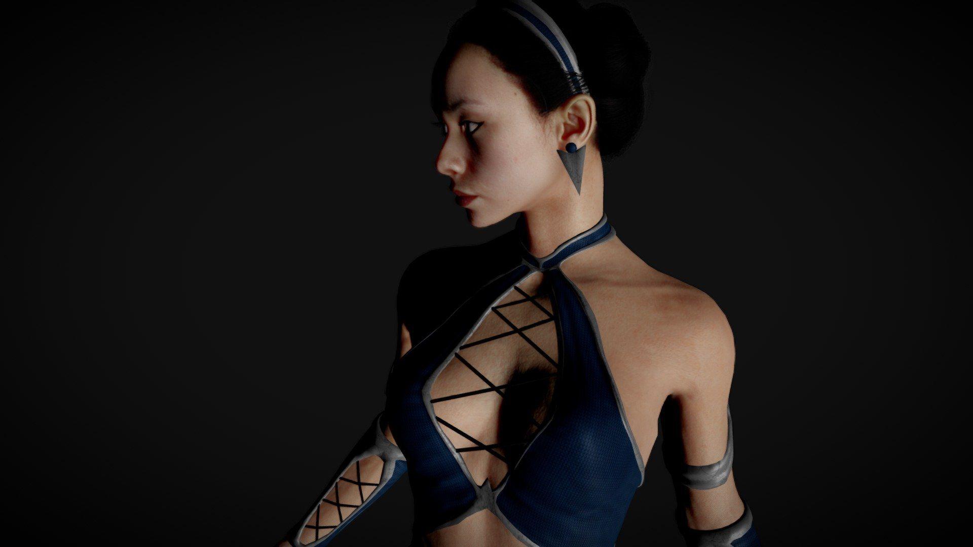 1920x1080 Kitana MK11 in MK9 suit model by DshGames [e4305dd]