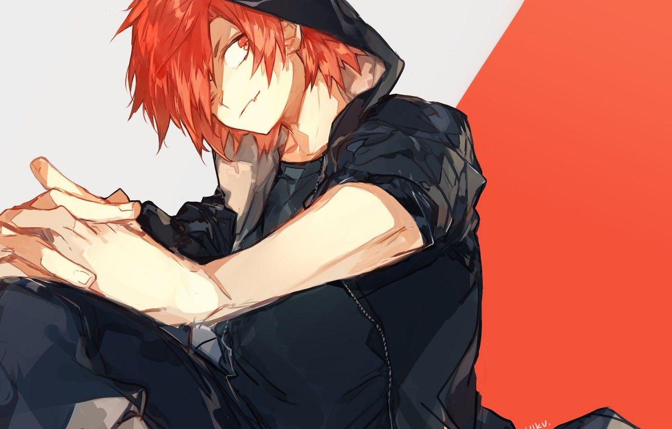 1332x850 Wallpaper look, smile, background, guy, My hero Academy, My Hero Academia, Boku No Hero Academy, Kirishima Eijirou, Kirishima, Eijiro image for desktop, section сёнэн
