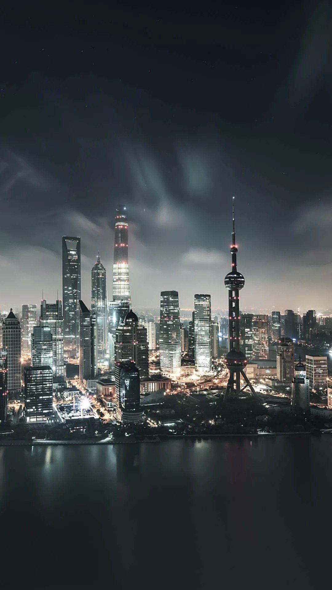 1080x1920 Phone Wallpaper Shanghai Shanghai Night Night View #Wallpaprs # Background #iPhone #iPhone11 #i. Shanghai night, Beautiful wallpaper, Phone wallpaper