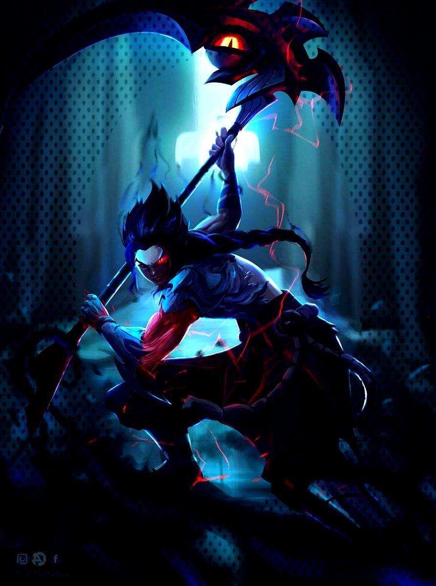 892x1200 campeões #wallpaper #legends #league #ictus7 #kayn #lol #fan #art #of #by Kayn LOL,. League of legends personajes, League of legends skins, Zed league of legends