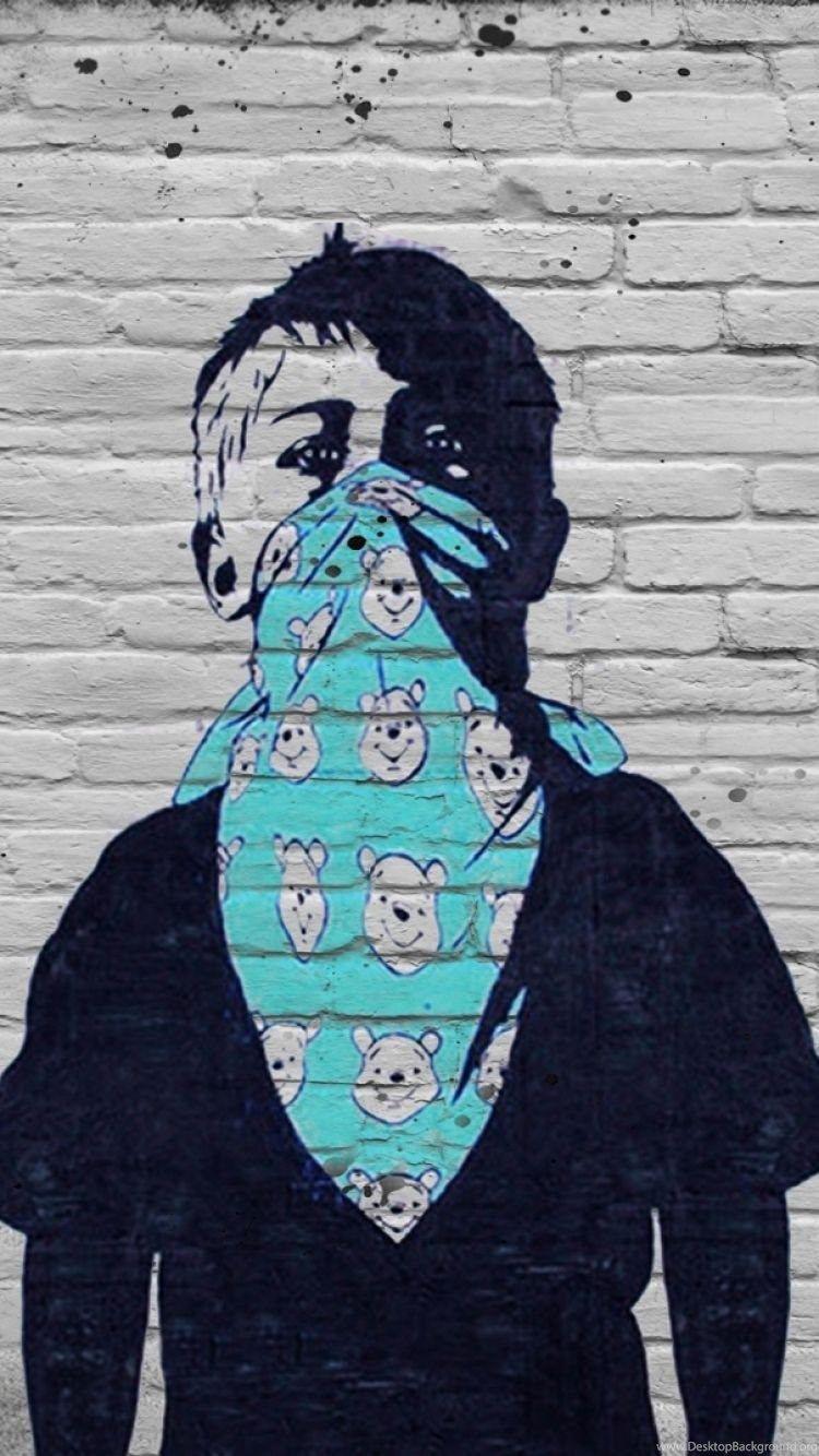 750x1334 IPhone 5 Artistic Graffiti Wallpaper Desktop Background