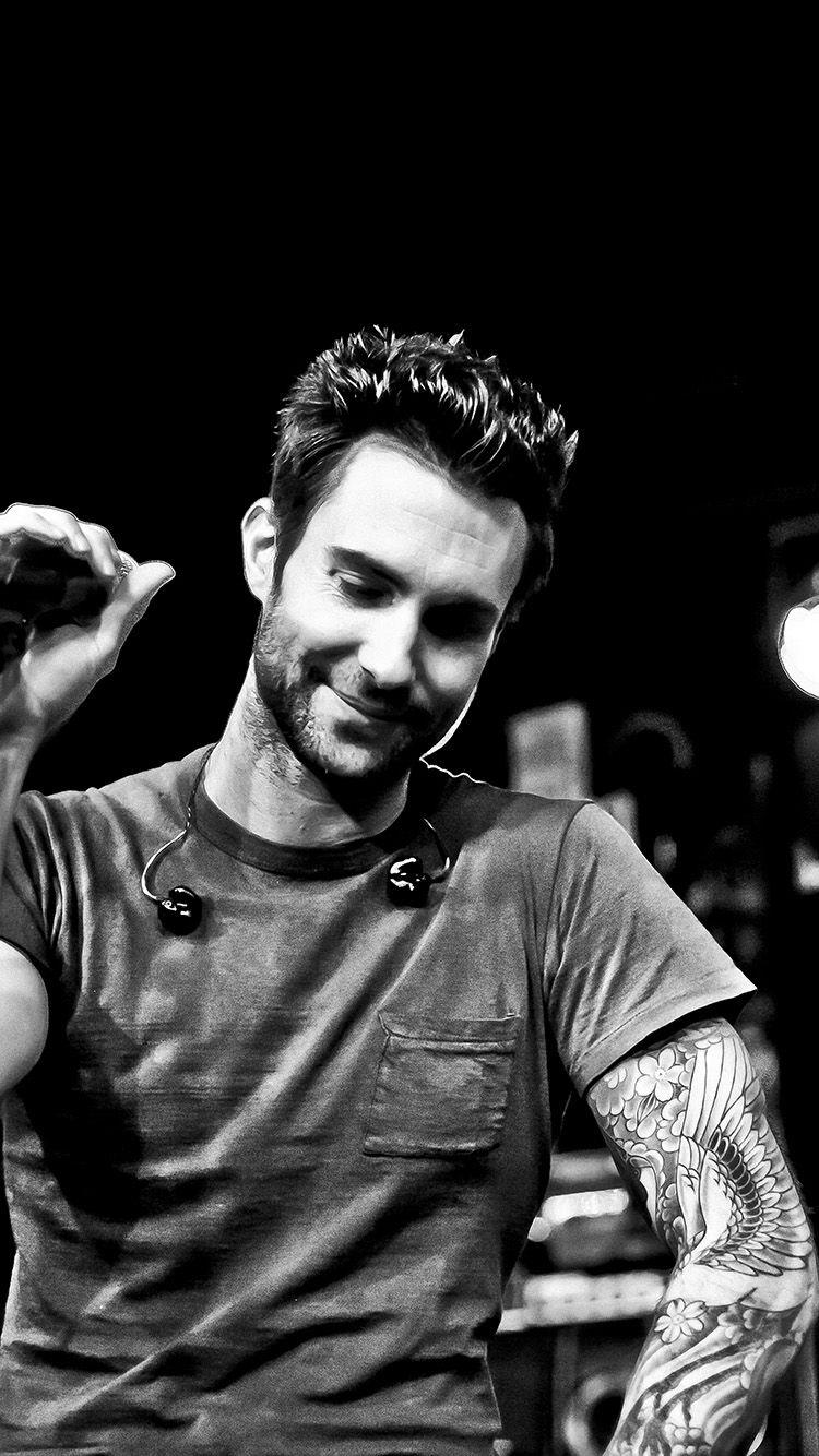 750x1334 iPhone wallpaper. maroon 5 adam levine singer artist music dark