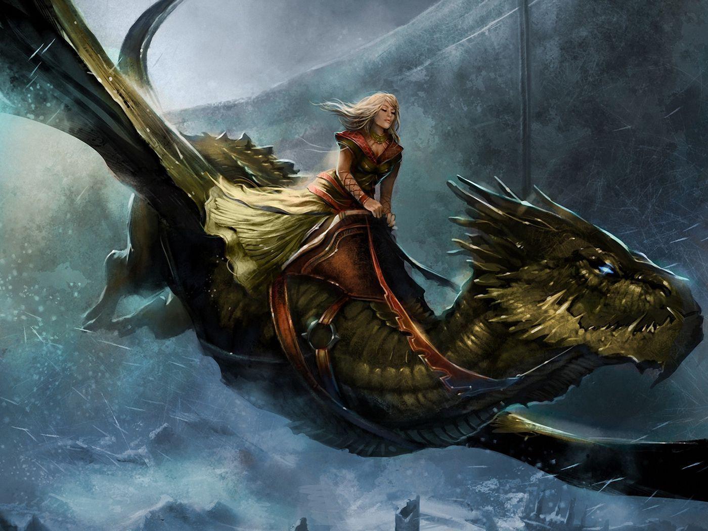1400x1050 Download wallpaper 1400x1050 a song of ice and fire roleplaying, queen alysanne, game of thrones, dragon, girl, cold, flight, city standard 4:3 HD background