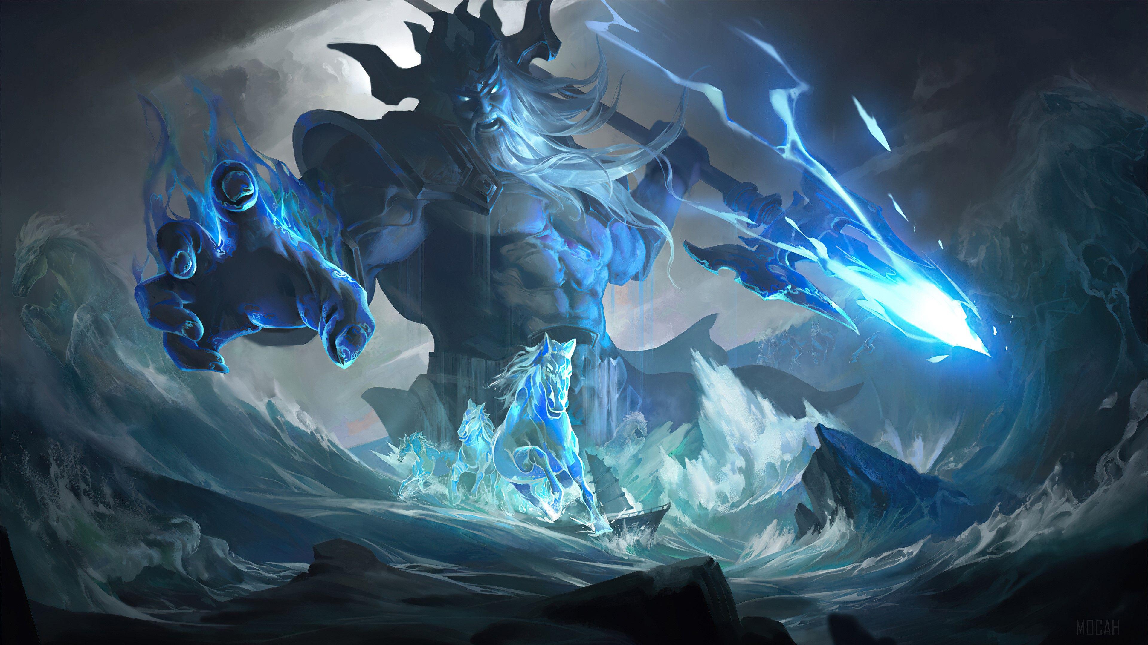 3840x2160 poseidon HD wallpaper, Background