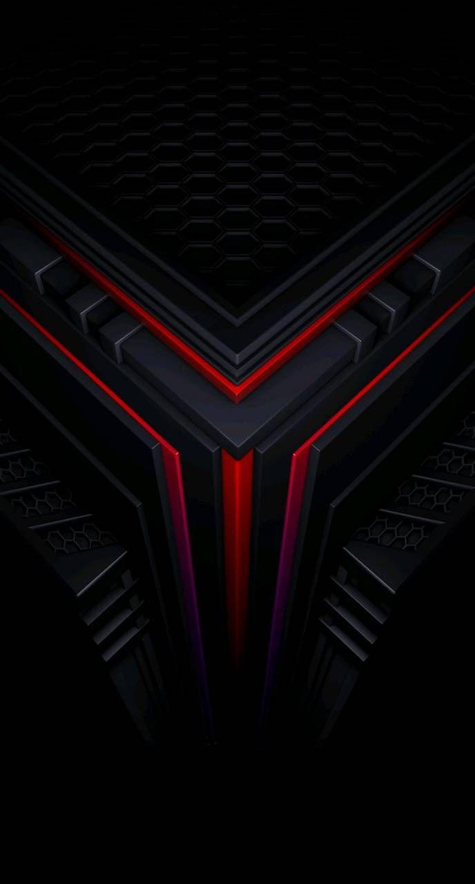 688x1280 red and black wallpaper