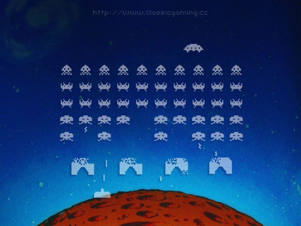 1024x768 Classic Arcade Wallpaper