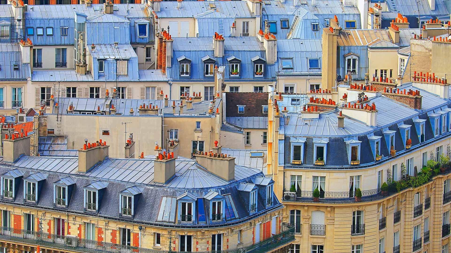 1920x1080 Paris City Rooftops France Old Building Wallpaper:1920x1080