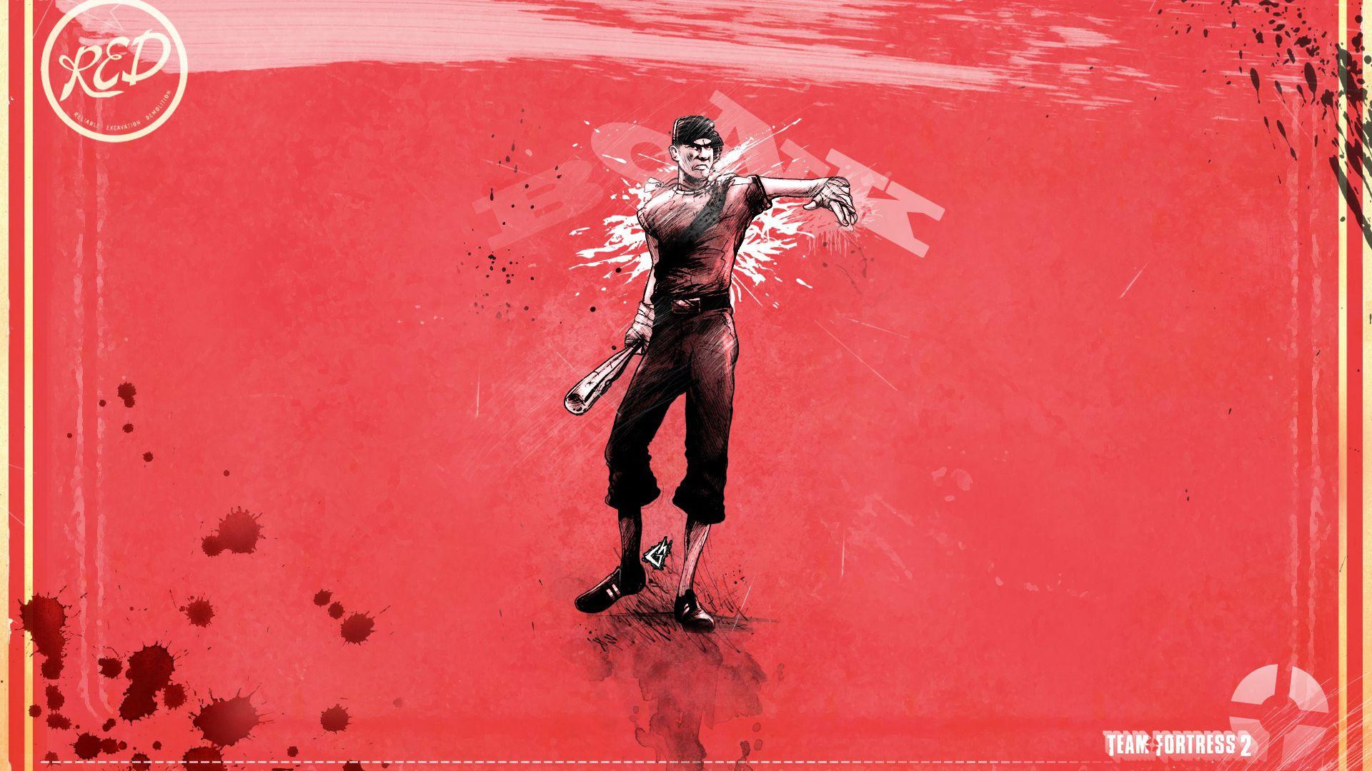 1920x1080 Red, Scout, Team Fortress 2 HD Wallpaper & Background • 35815 • Wallur