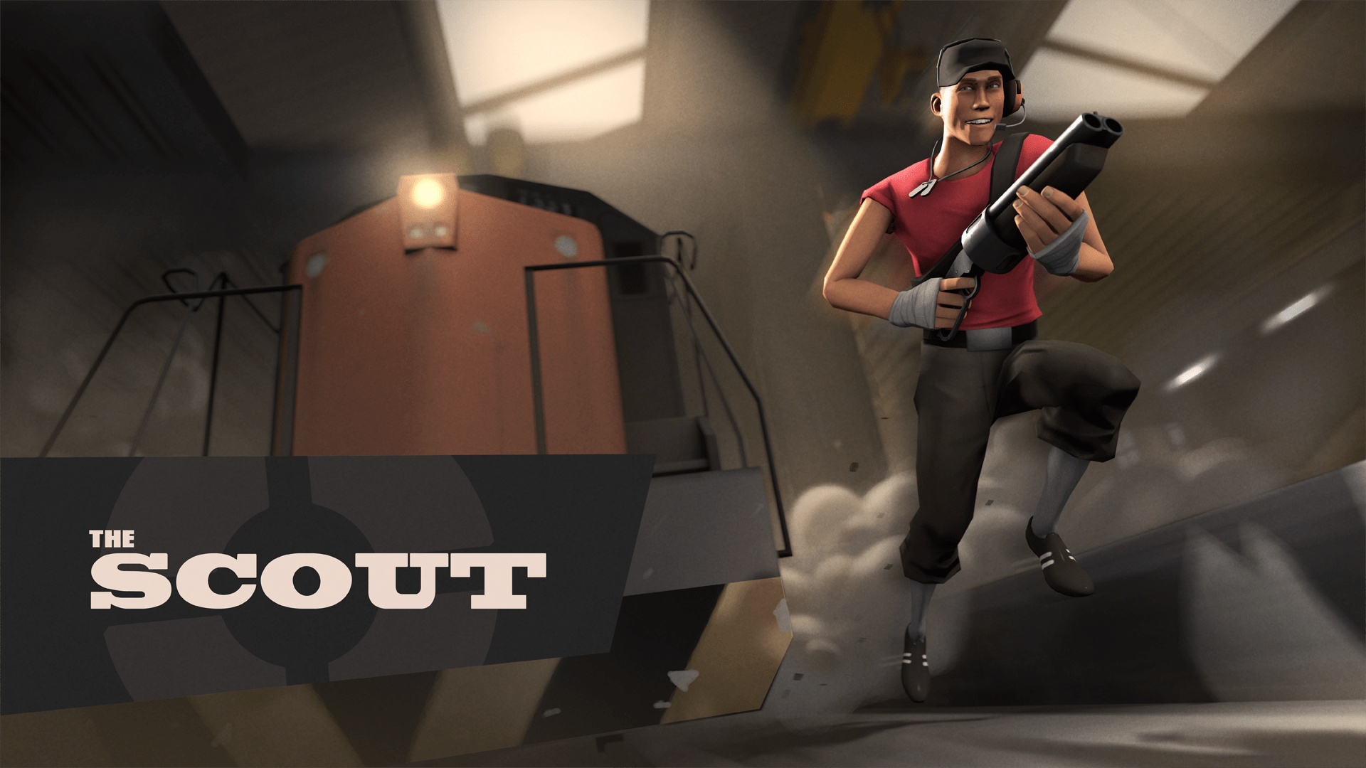 1920x1080 Steam Game Card Wallpaper Scout de Steam TF2 Wiki. Official Team Fortress Wiki. Team fortress Team fortress, Fortress 2