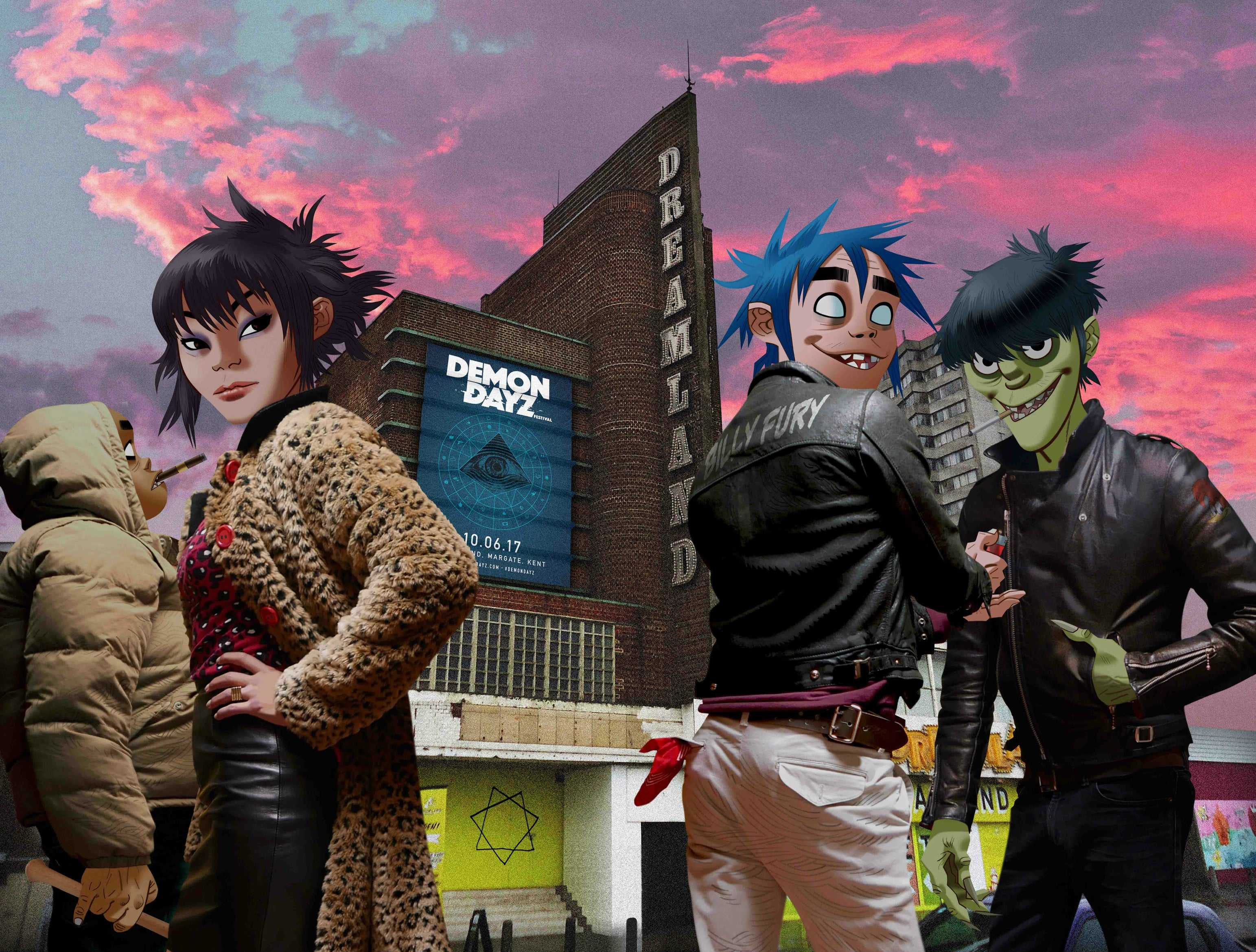 Demon Days Wallpapers Top Free Demon Days Backgrounds WallpaperAccess