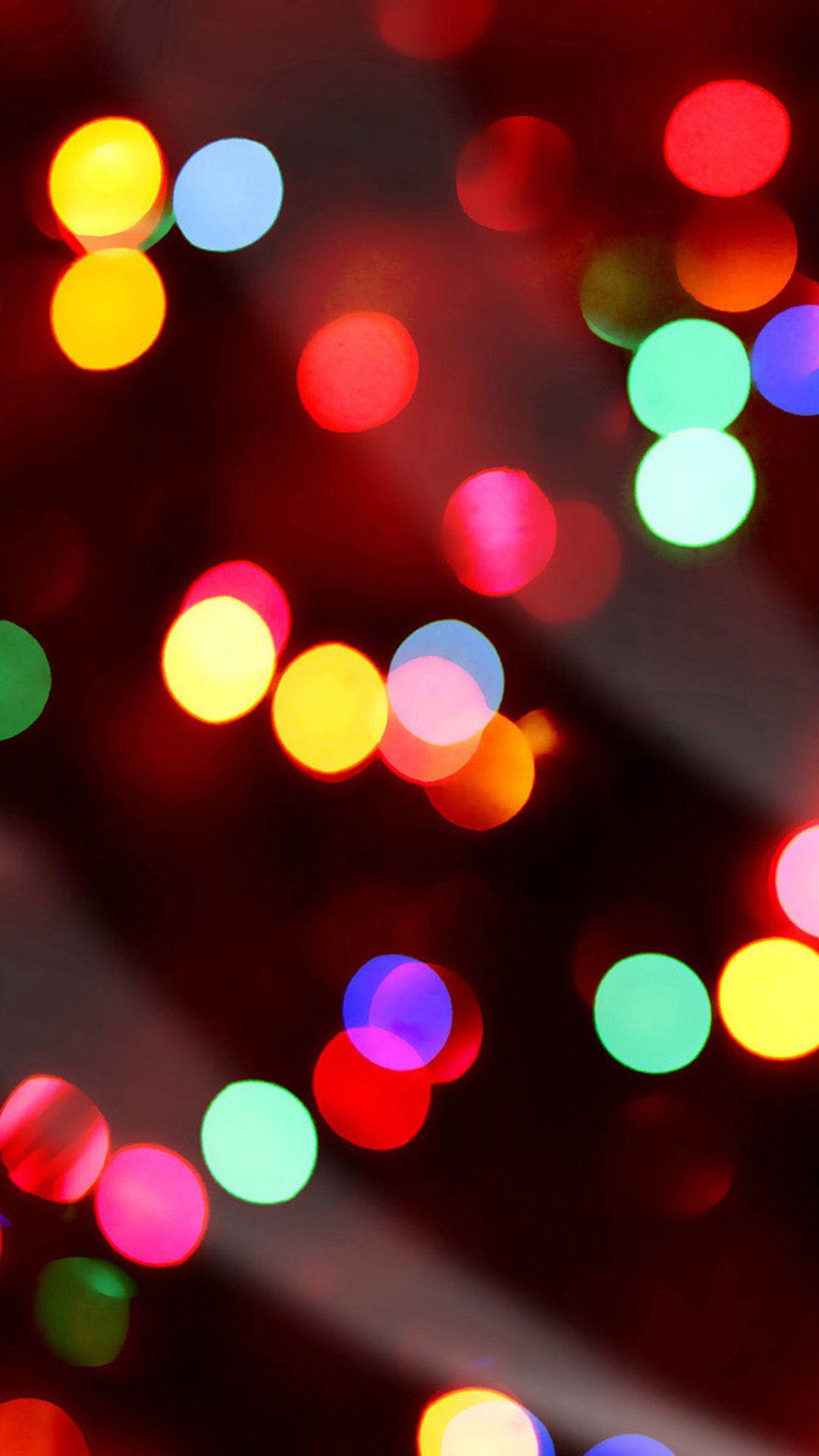 1080x1920 Christmas Lights Bokeh Android wallpaper HD wallpaper