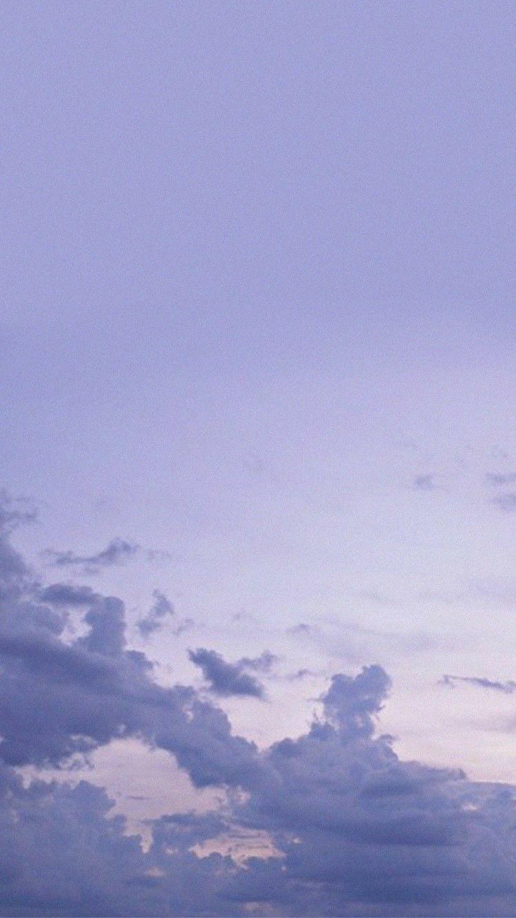 750x1334 Aesthetic Purple Clouds Wallpaper
