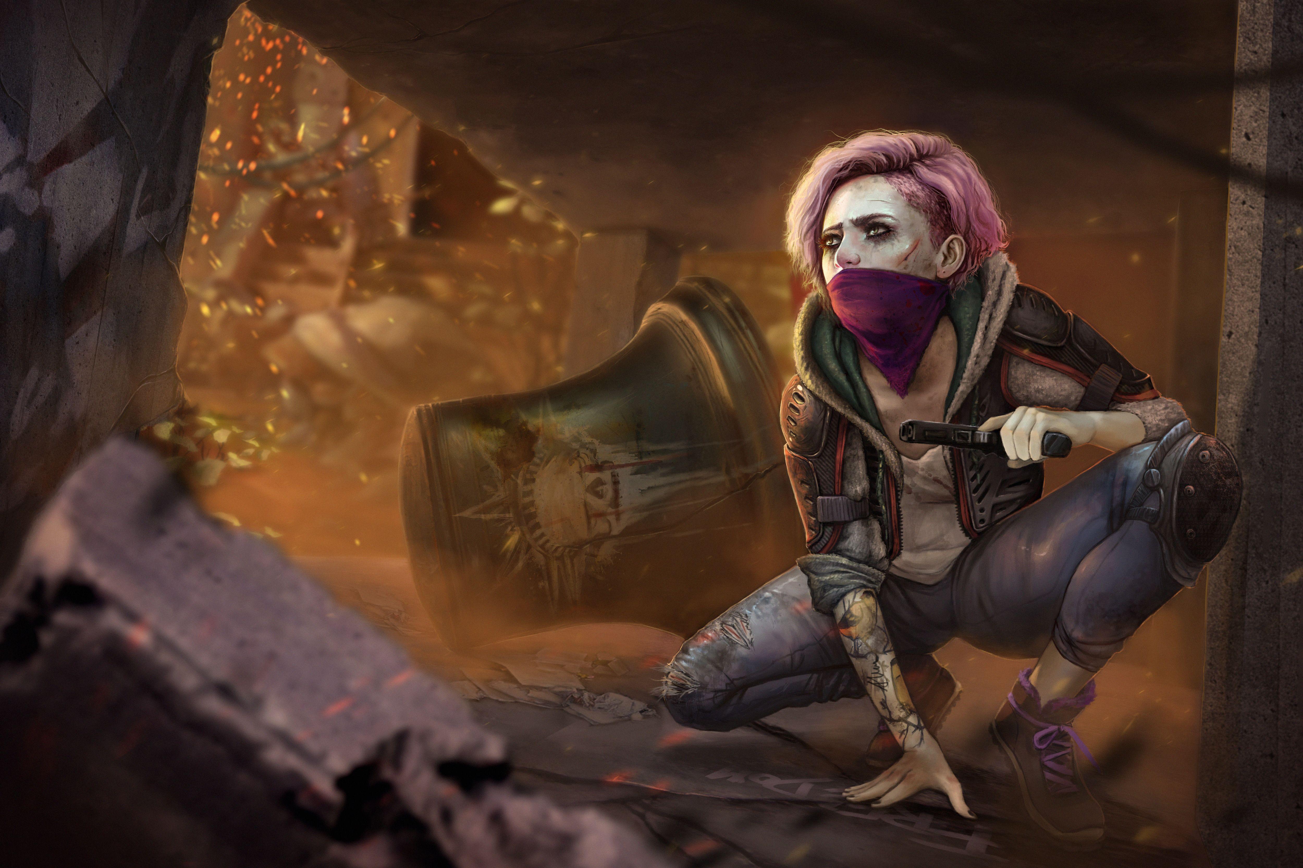 5000x3333 Homefront The Revolution Girl Art 4k, HD Games, 4k Wallpaper, Image, Background, Photo and Picture